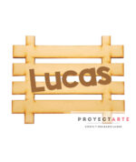 Cartel tipo pallet con nombre - Image 3