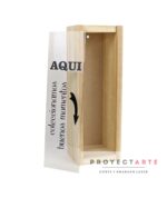 Porta Botella y Corchera en madera - Image 4