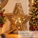 Estrella calada 3d