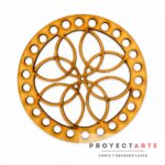 Mandala para trapillo 30cm