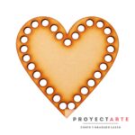 Corazón para trapillo 15cm