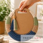 Molde de cartera para trapillo redonda