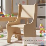 Silla Madera Infantil Proyectarte, Asiento Resistente, Niños
