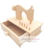 Costurero maquina de coser con porta hilos y cajon - Image 2