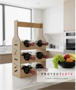 Bodega Proyectarte, Vinera Madera, Soporte 6 Botellas Vino