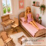 Juego dormitorio BARBIE Casa Modelo Amiga
