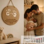 Circulo con grabado día del Padre /Madre/Abu