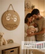 Circulo con grabado día del Padre /Madre/Abu