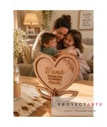 Corazón con mensaje Mamá
