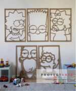 Cuadro de Los Simpson