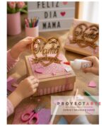 Corazón con mensaje para mamá