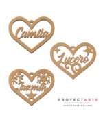 Chirimbolo corazón personalizado 5cm - Image 2