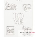 Kit de figuras Love