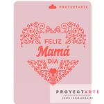 Stencil feliz dia mamá