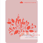 Stencil Velas navideñas