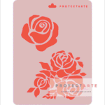 Stencil 4 rosas