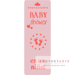 Stencil Baby shower nene