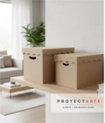Kit de dos cajas rectangulares grandes