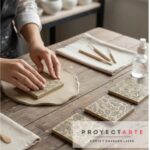 Set 4 Texturizadores Proyectarte, Porcelana Fría, Sellos