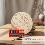 Mandala con calado flor 30cm